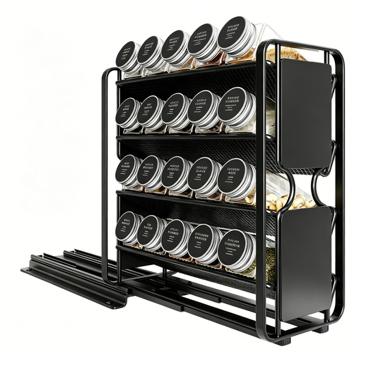 304 Stainless Steel Slide-out Spice Rack