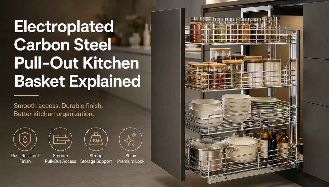 Electroplated Carbon Steel Pull-Out Kitchen Basket Explained