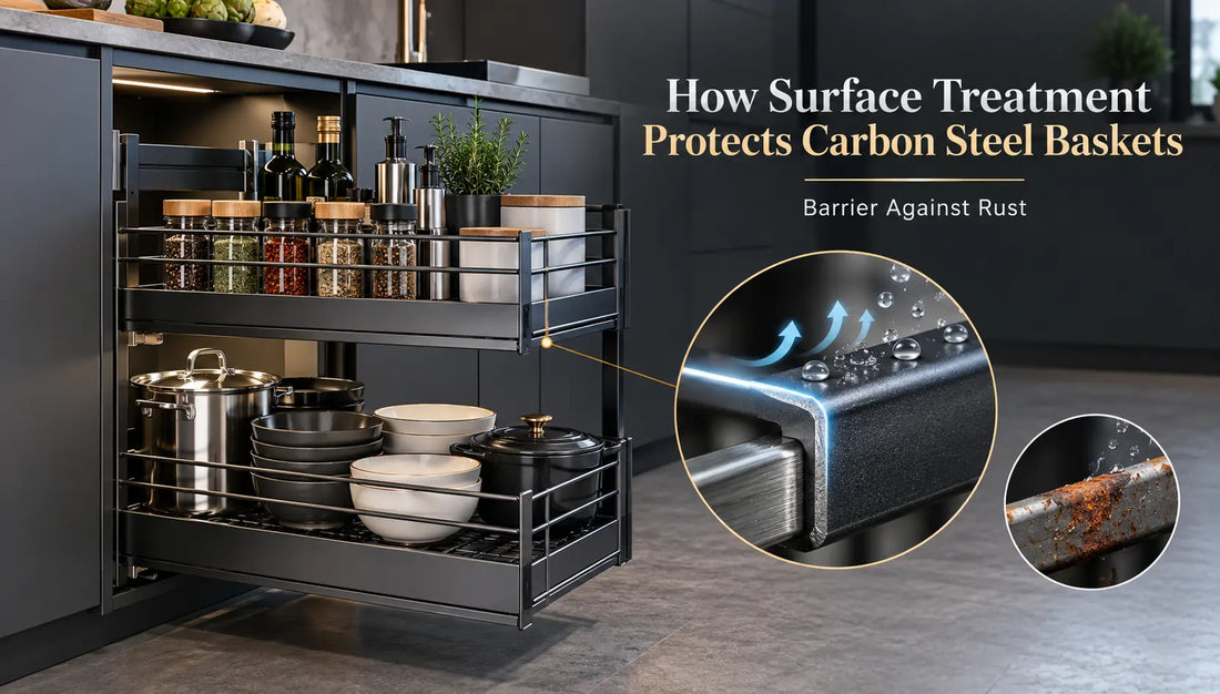 How Does Surface Treatment Protect Carbon Steel Kitchen Baskets from Rust