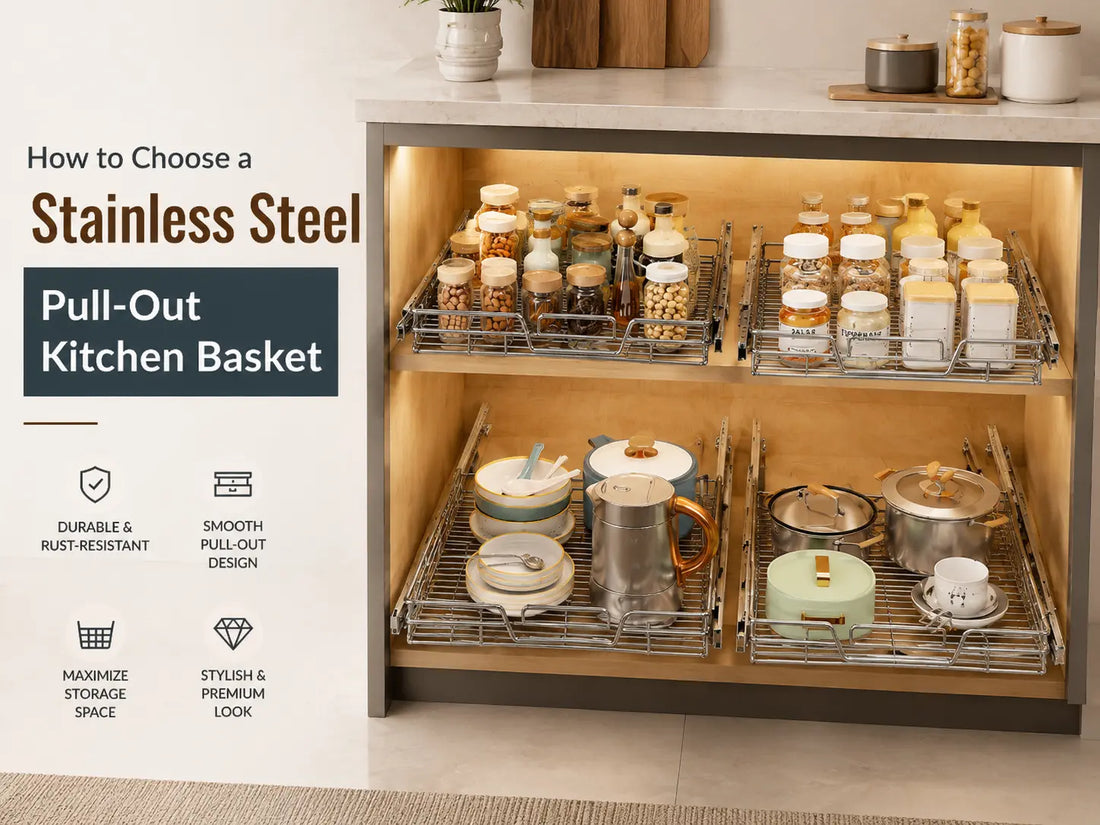 How to Choose a Stainless Steel Pull-Out Kitchen Basket