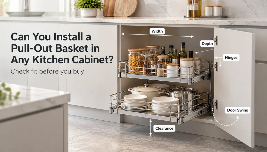 Can You Install a Pull-Out Basket in Any Kitchen Cabinet