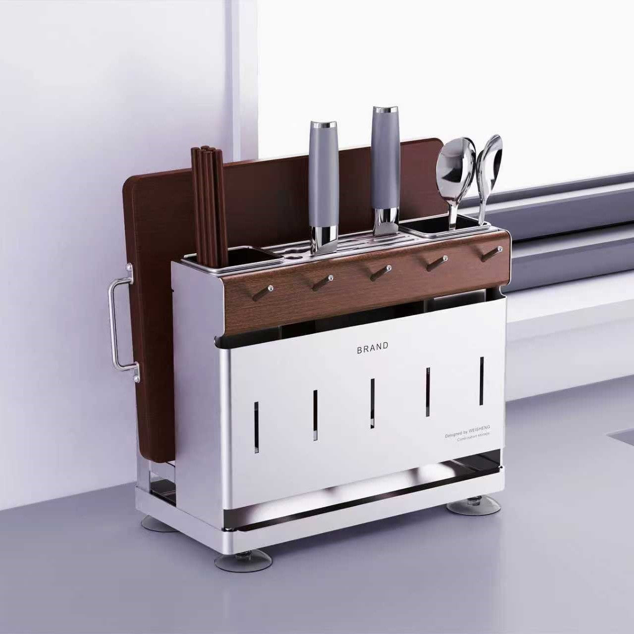 All-in-One Kitchen Knife & Utensil Holder