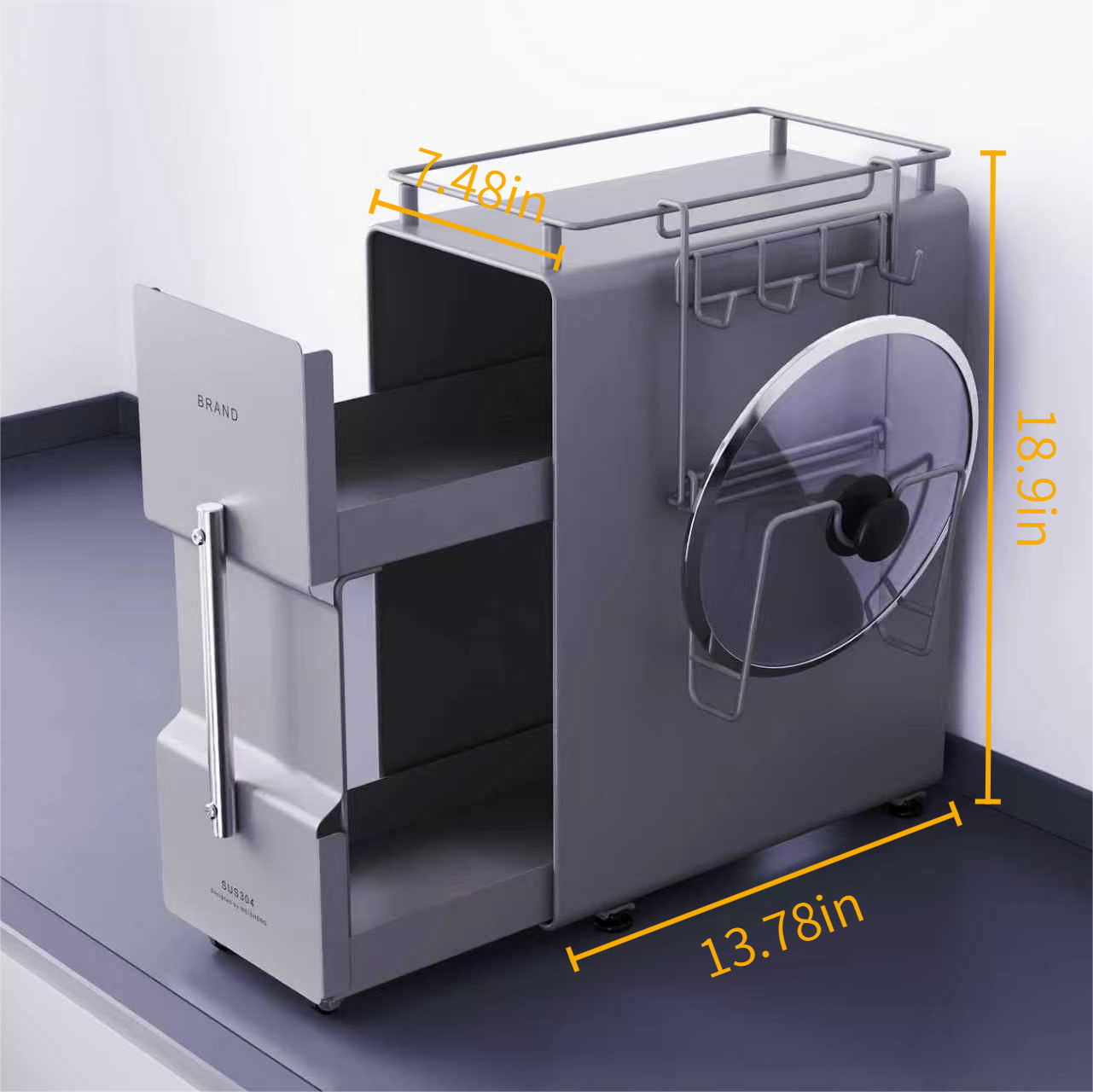 Pull-Out Spice Cabinet