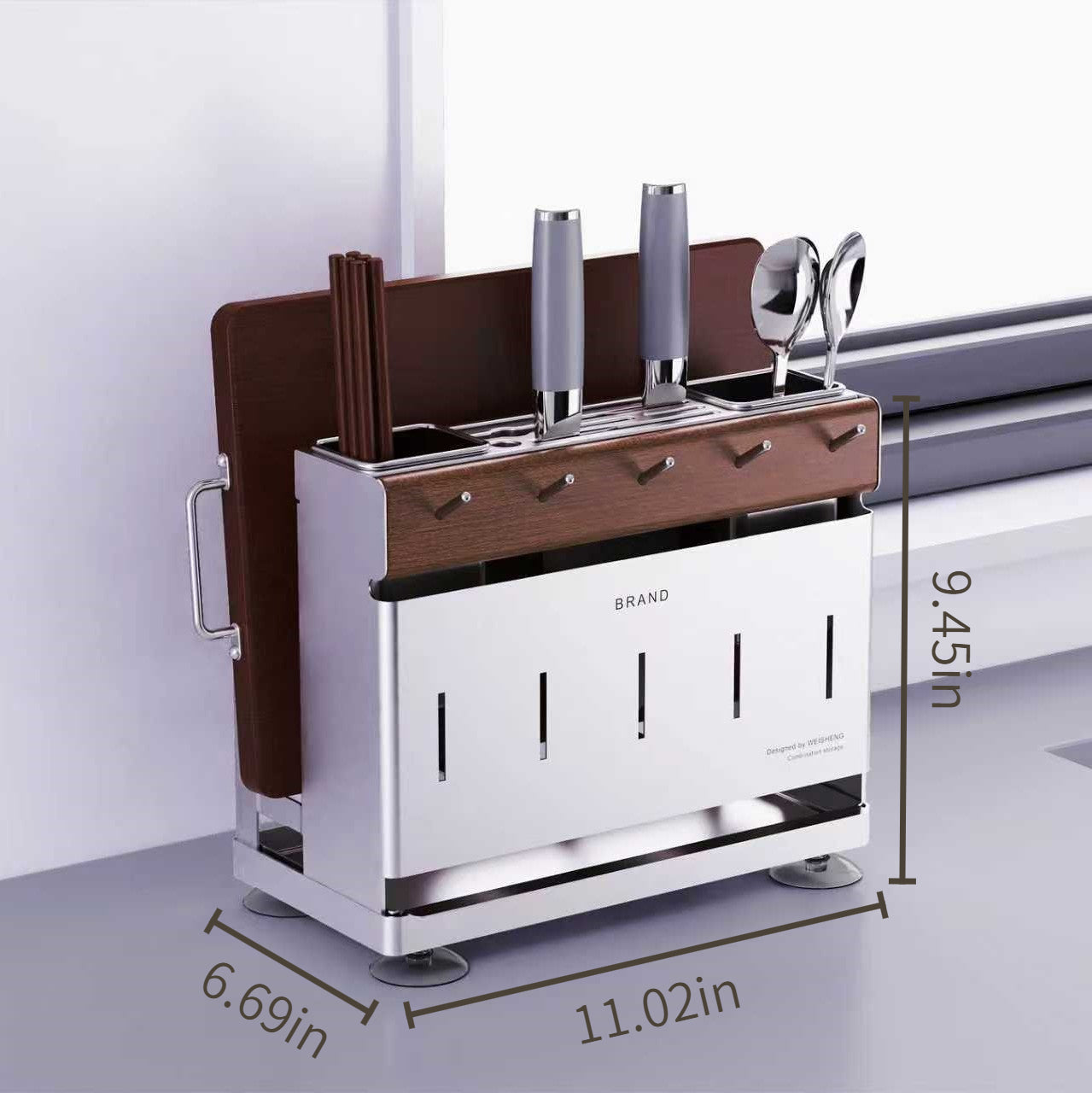 All-in-One Kitchen Knife & Utensil Holder