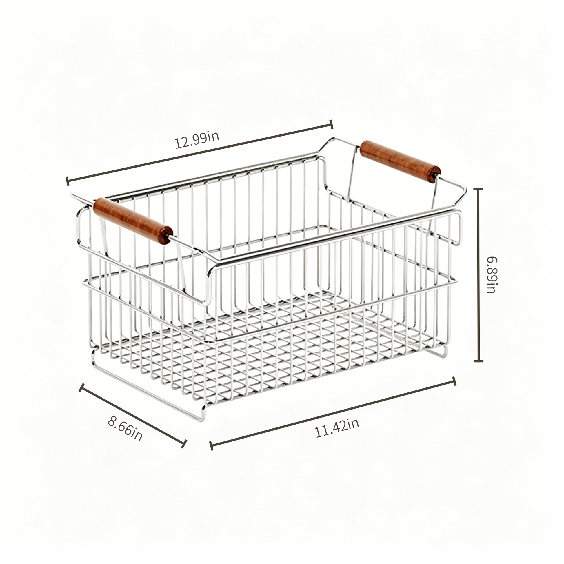 304 Stainless Steel Multi-Functional Storage Basket full size