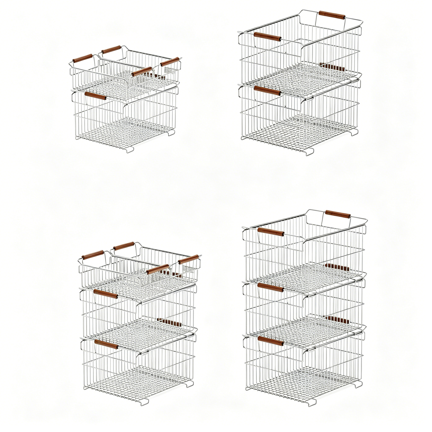 304 Stainless Steel Multi-Functional Storage Basket